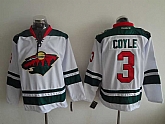 Minnesota Wilds #3 Charlie Coyle White Stitched Jersey,baseball caps,new era cap wholesale,wholesale hats